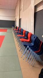 185 stoelen ( partij / schoolstoel / stapelstoel stackchair, Ophalen, Gebruikt, Blauw, Vst