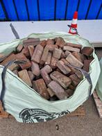 19 m2 oude gebakken waaltjes in big bag,s, Tuin en Terras, Tegels en Klinkers, Ophalen, Gebruikt, Keramiek, Klinkers