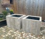 XXL STEIGERHOUT PLANT/BLOEMBAK, Tuin en Terras, Bloembakken en Plantenbakken, Nieuw, 60 cm of meer, Ophalen of Verzenden, Hout