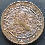 CENT 1897, Verzenden, Koningin Wilhelmina, 1 cent, Losse munt