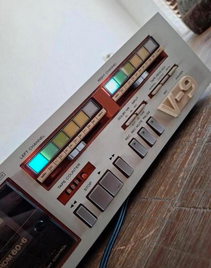 Teac V9 Cassettedeck & A9 Versterker - Vintage Audio Set, Audio, Tv en Foto, Versterkers en Receivers, Gebruikt, Stereo, Minder dan 60 watt