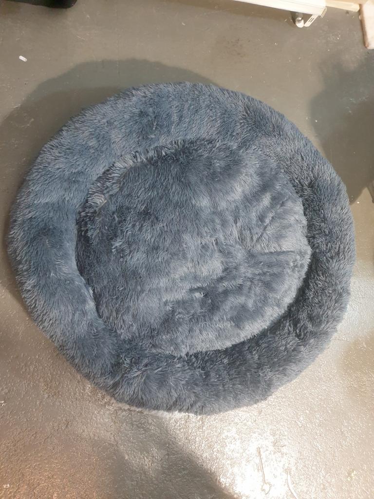 Grote ronde zachte fluffy donut hondenmand, Ophalen, Nieuw, Pluche