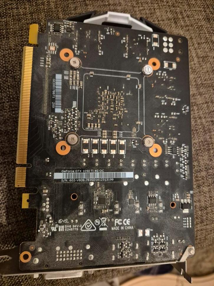 GTX 1050 Ti 4GB Videokaart, Computers en Software, Videokaarten, Gebruikt, Nvidia, PCI-Express 3.0, GDDR5, HDMI, DisplayPort, DVI