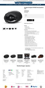 Rockford Fosgate POWER T1693 hoedenplank Speakers 6x9'', Auto diversen, Autospeakers, Audio Design, Nieuw, Am Breilingsweg 3, 76709 Kronau, Duitsland