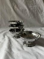 Vintage Franse RVS ijscoupes Guy Degrenne | tulpvorm | inox, Ophalen, Overige materialen, Overige stijlen, Overige typen