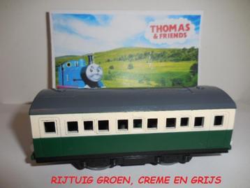 Trackmaster Thomas de Trein, Rijtuig Groen, Creme en Grijs beschikbaar voor biedingen