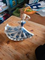 Vintage Porseleinen Danseres Beeldje, Antiek en Kunst, Ophalen of Verzenden