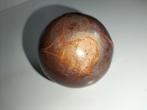 Rode septari bol met ring, Verzamelen, Mineralen en Fossielen, Ophalen of Verzenden