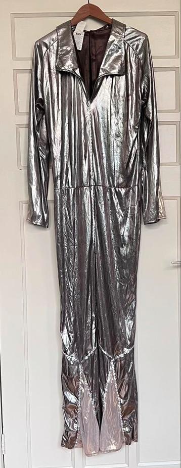 Metallic Zilveren Jumpsuit - Futuristische Glam... beschikbaar voor biedingen
