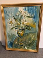 Bloemstilleven door Pat Isherwood, Malta 1976, Antiek en Kunst, Kunst | Schilderijen | Klassiek, Ophalen