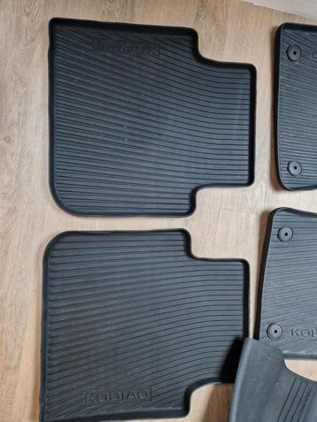 Originele rubberen mattenset Skoda Kodiaq beschikbaar voor biedingen