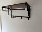 Wandkapstok met plank en haken, Nieuw, Minder dan 100 cm, Hout, Ophalen