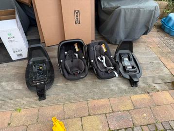 2x Maxi Cosi Met FamilyFix Base - Zeer Goede Staat! beschikbaar voor biedingen