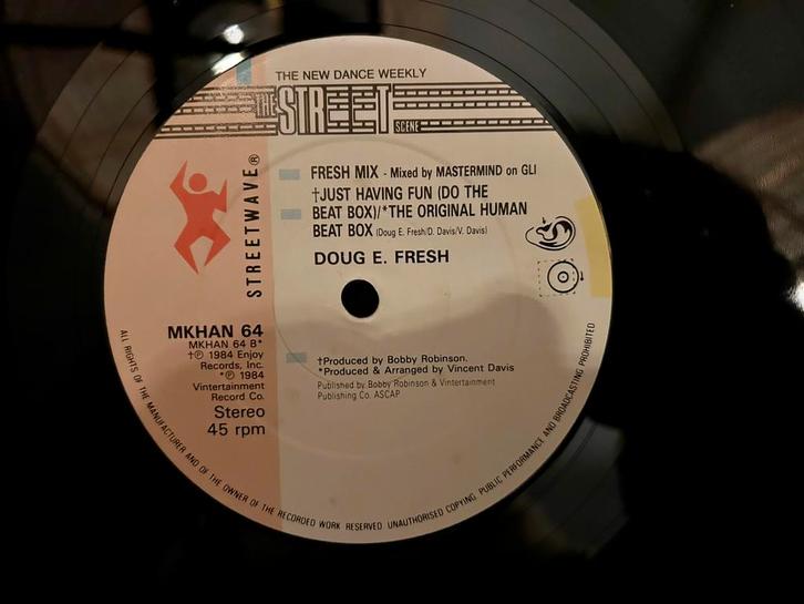 DOUG E FRESH - Mix etc maxisingle  ( Rene ), Cd's en Dvd's, Vinyl | Hiphop en Rap, Zo goed als nieuw, 1985 tot 2000, 12 inch, Ophalen of Verzenden