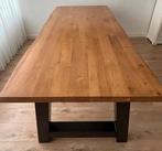 Goossens eiken eettafel naturel Blade 220x100x78, Huis en Inrichting, Tafels | Eettafels, Ophalen, 100 tot 150 cm, Eikenhout, 200 cm of meer