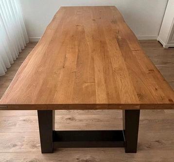 Goossens eiken eettafel naturel Blade 220x100x78 beschikbaar voor biedingen