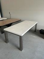 Betonciré eettafel!, Huis en Inrichting, Ophalen, 200 cm of meer, 50 tot 100 cm, Zo goed als nieuw