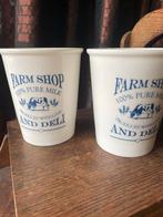 2 Bekers Rivièra Maison, Ophalen of Verzenden, Zo goed als nieuw, Overige materialen, Pot, Bus of Blik