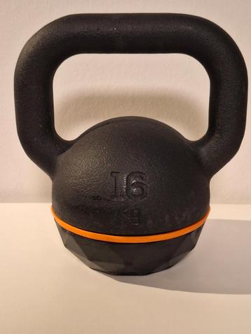 Professionele kettlebell 16kg - als nieuw  beschikbaar voor biedingen