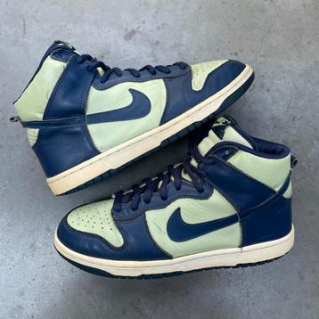 Nike dunk high pistachio/ midnight navy beschikbaar voor biedingen