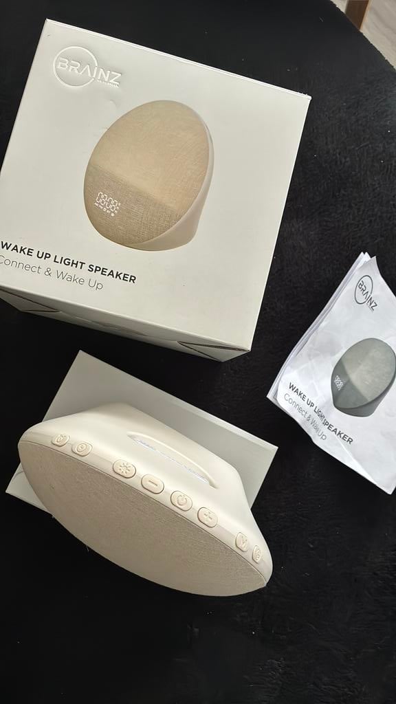 Wake up light wekker Brainz, Witgoed en Apparatuur, Wekkers, Nieuw, Verzenden