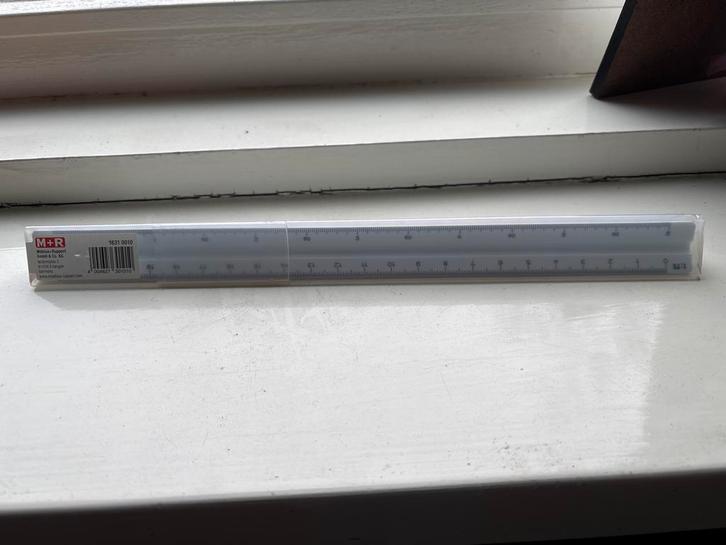 Schaal liniaal - Interieurarchitect, Doe-het-zelf en Verbouw, Meetapparatuur, Nieuw, Toebehoren, Ophalen of Verzenden