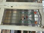 Set glas in lood deuren openslaand jugendstil 203x143cm., Ophalen
