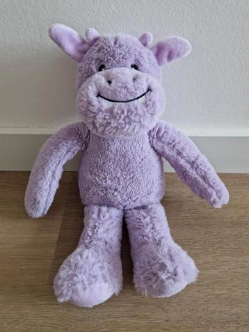 Knuffel Zeeman koe nijlpaard monster lila K7925 beschikbaar voor biedingen