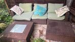 Tuinbank 5-delig/garden couch 5 parts, Ophalen, 4 zitplaatsen, Gebruikt, Bank