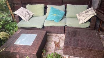 Tuinbank 5-delig/garden couch 5 parts beschikbaar voor biedingen