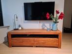 massief geolied eiken WOOOD Mats TV meubel 46x150x44 cm, Ophalen, 150 tot 200 cm, Eikenhout, Zo goed als nieuw