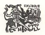 1542 Ex Libris Duitsland : Herbert Ott, 1969, Antiek en Kunst, Kunst | Etsen en Gravures, Verzenden