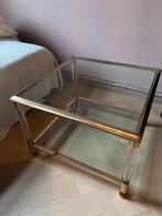 Hollywood Regency Stijl Salontafel, Huis en Inrichting, Tafels | Salontafels, Ophalen, Gebruikt, 50 tot 100 cm, Vierkant