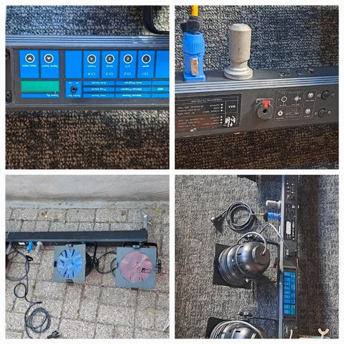 showtec 4 dimmerbar️ - 4 x Studio par - powercon, Muziek en Instrumenten, Licht en Laser, Zo goed als nieuw, Licht, Geluidgestuurd