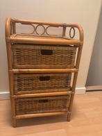 Rotan ladekast, Huis en Inrichting, Ophalen, 50 tot 100 cm, Zo goed als nieuw, Minder dan 100 cm