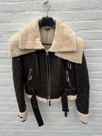 Leren Jack met schapenvacht, Kleding | Heren, Jassen | Winter, Ophalen, Nieuw, Overige maten, Bruin