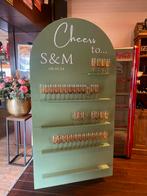 Champagne wall /champagne muur ter huur - Drenthe, Hobby en Vrije tijd, Feestartikelen | Verhuur, Ophalen, Zo goed als nieuw, Geboorte of Huwelijk