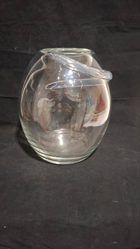 Unica vaas Ans Marcus Leerdam, Antiek en Kunst, Antiek | Glas en Kristal, Ophalen of Verzenden