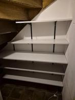 Wandrail met planken, Ophalen