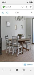 Houten tafel, Huis en Inrichting, Tafels | Eettafels, Ophalen, Gebruikt, 50 tot 100 cm, Landelijk