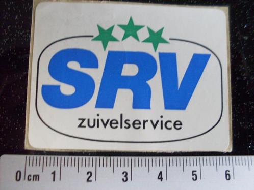 sticker SRV zuivelservice logo, Verzamelen, Stickers, Zo goed als nieuw, Bedrijf of Vereniging, Verzenden