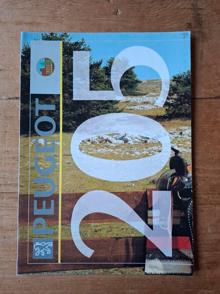 Peugeot 205 Indiana folder - 1991, Boeken, Auto's | Folders en Tijdschriften, Zo goed als nieuw, Peugeot, Ophalen of Verzenden