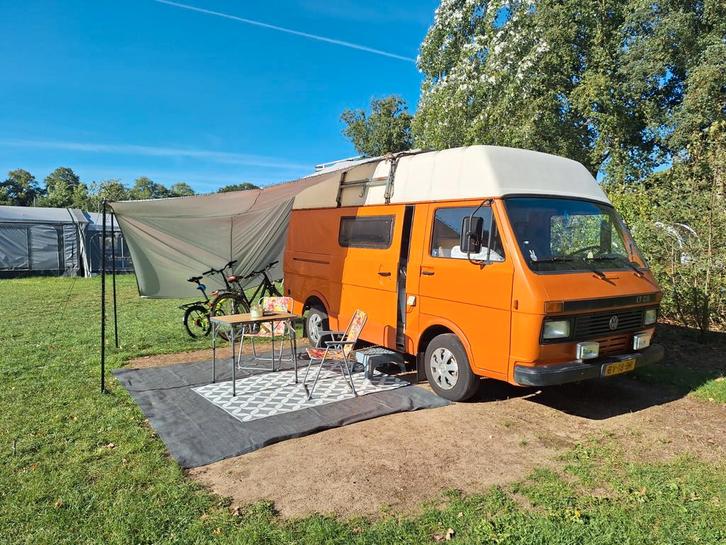Geweldige Volkswagen LT28 camperbus met nieuwe APK!, Caravans en Kamperen, Campers, Particulier, tot en met 2, Buscamper of Camperbus