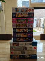 11 Disney Puzzels - 1000 Stukjes, Hobby en Vrije tijd, Ophalen of Verzenden, 500 t/m 1500 stukjes, Zo goed als nieuw, Legpuzzel