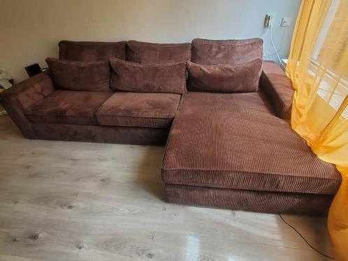 Moderne Chocoladebruine Hoekbank – Slechts 1 Jaar Oud – Seat, Huis en Inrichting, Banken | Complete zithoeken, Zo goed als nieuw