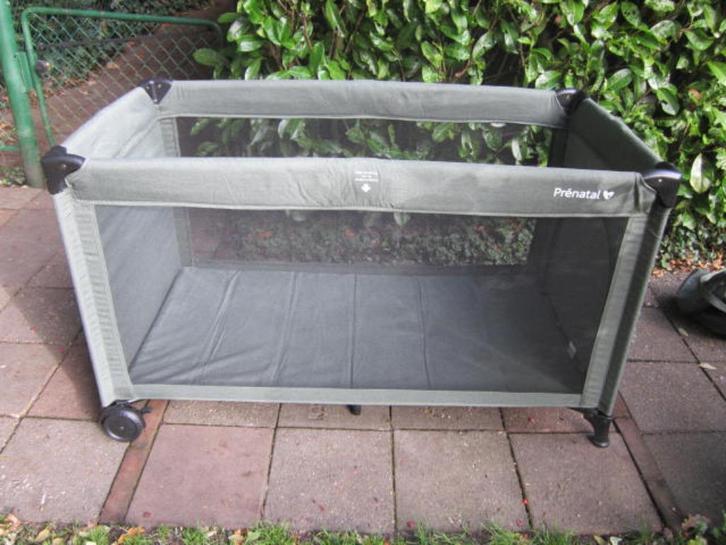 Prenatal Little Dutch camping/logeer bedje olijfgroen, Kinderen en Baby's, Babywiegjes en Ledikanten, Zo goed als nieuw, Reisbedje