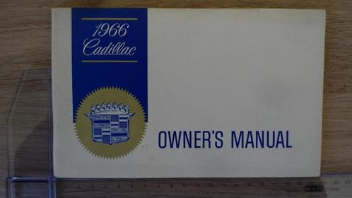 1966 Cadillac. First edition, Owner's Manual., Auto diversen, Handleidingen en Instructieboekjes, Verzenden