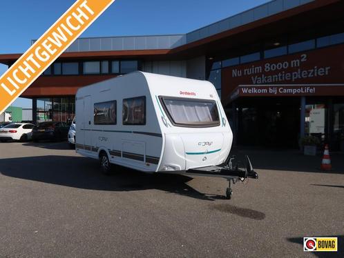 Dethleffs C'Joy 420 QSH MET VENTURA VOORTENT, Caravans en Kamperen, Caravans, tot en met 3, 750 - 1000 kg, Treinzit, Dethleffs