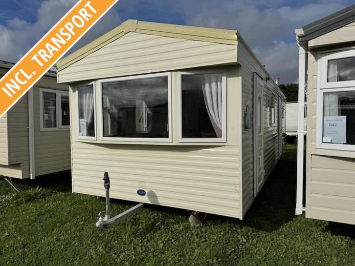 ABI Sunrise chalet Dubbelglas 307x855 cm gratis gebracht, Caravans en Kamperen, Stacaravans, tot en met 4
