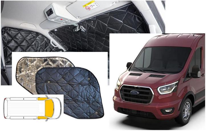 Raamisolatie Ford transit Black Line uitvoering Vanaf 2015 3, Caravans en Kamperen, Camper-accessoires, Nieuw, Ophalen of Verzenden